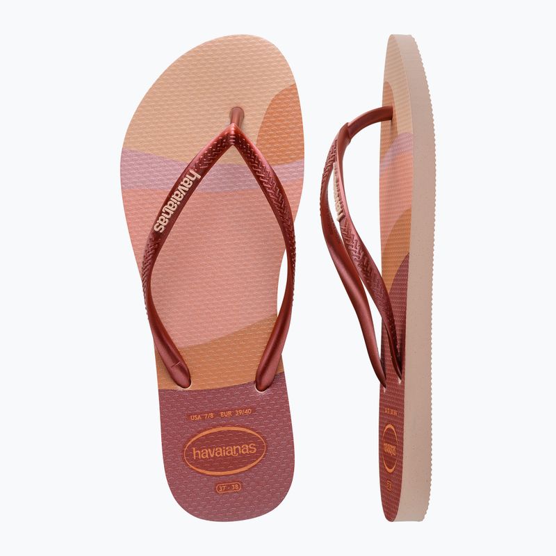 Papuci pentru femei  Havaianas Slim Palette Glow ballet rose 4