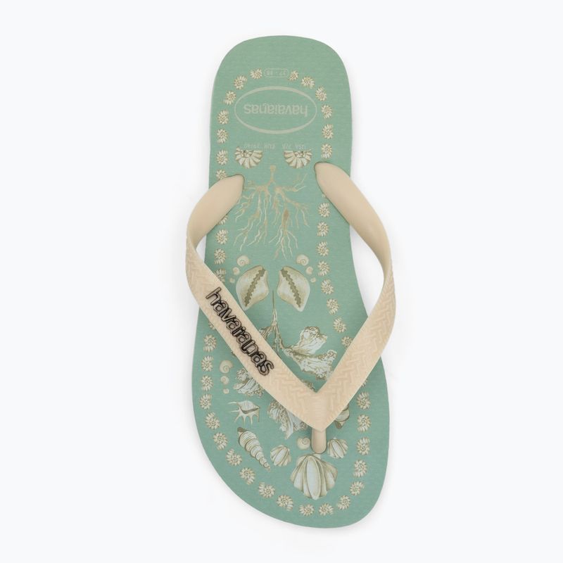 Papuci pentru femei Havaianas Top Tropicalia Vibes coast green 5