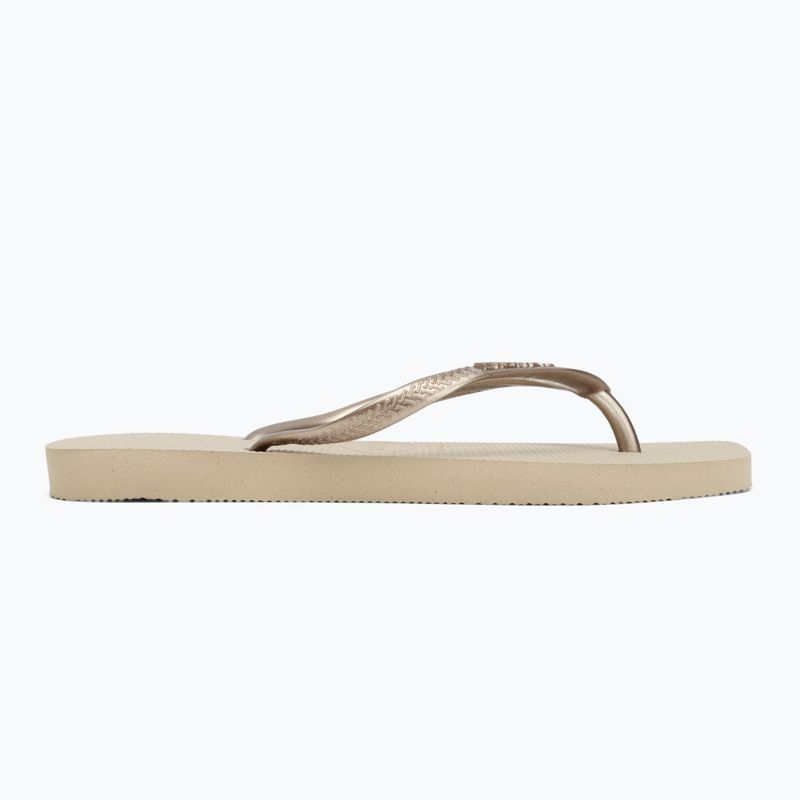 Papuci pentru femei  Havaianas Slim Square sand grey 2