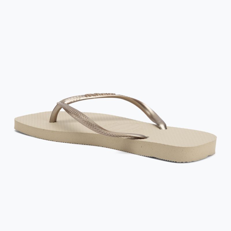 Papuci pentru femei  Havaianas Slim Square sand grey 3