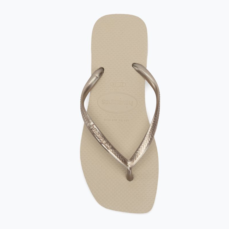 Papuci pentru femei  Havaianas Slim Square sand grey 5