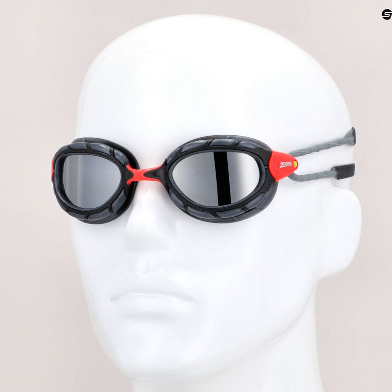 Ochelari de înot Zoggs Predator Titanium silver 461065 7
