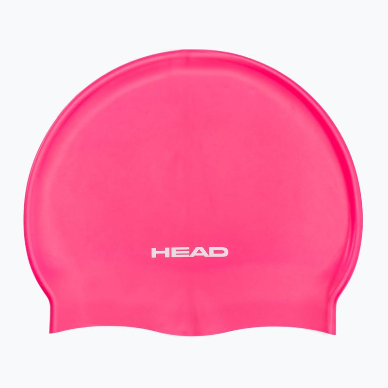 Șapcă de înot pentru copii HEAD Silicone Flat FUCS roz