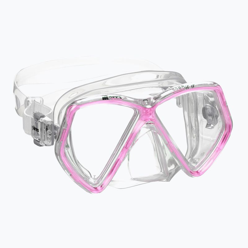 Set de snorkeling pentru copii Mares Combo Zephir Junior pink/clear 2