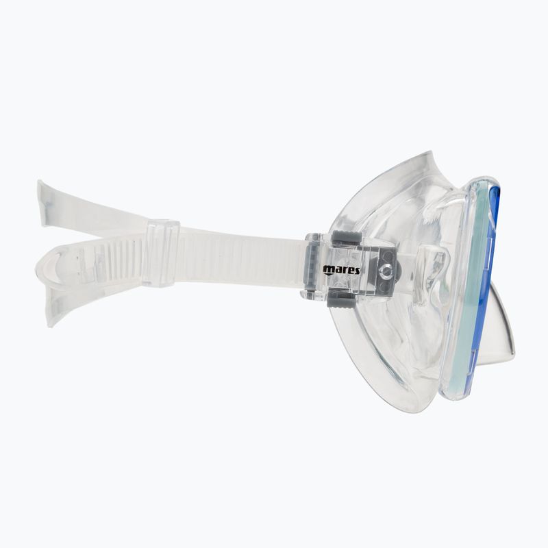 Mască de snorkeling pentru copii Mares Zephir JR blue/clear 3