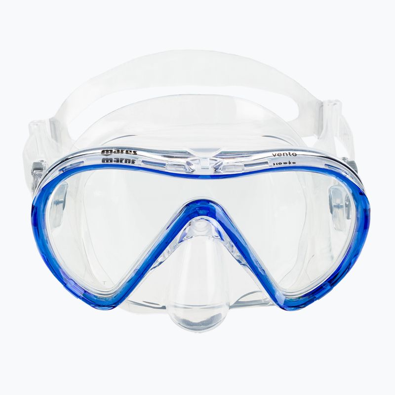 Set de scufundări Mares Vento albastru clar 411746 3