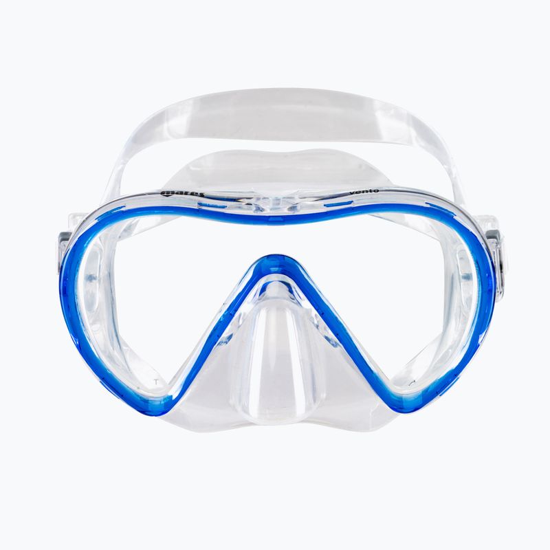 Set de scufundări Mares Vento albastru clar 411746 10