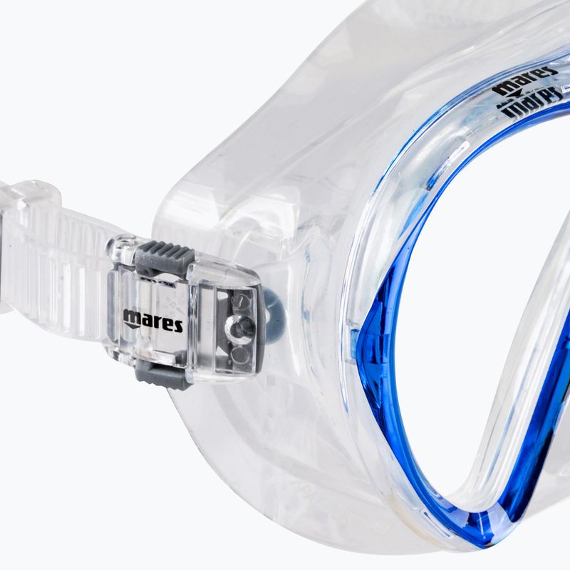 Set de scufundări Mares Vento albastru clar 411746 12
