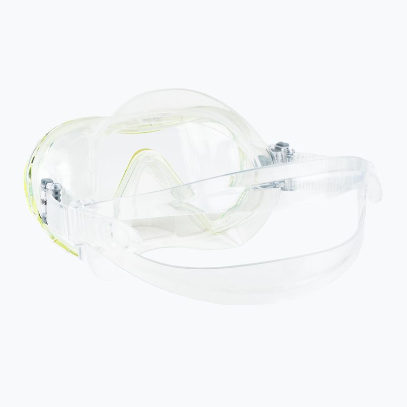 Set de scufundări Mares Vento galben transparent 411746