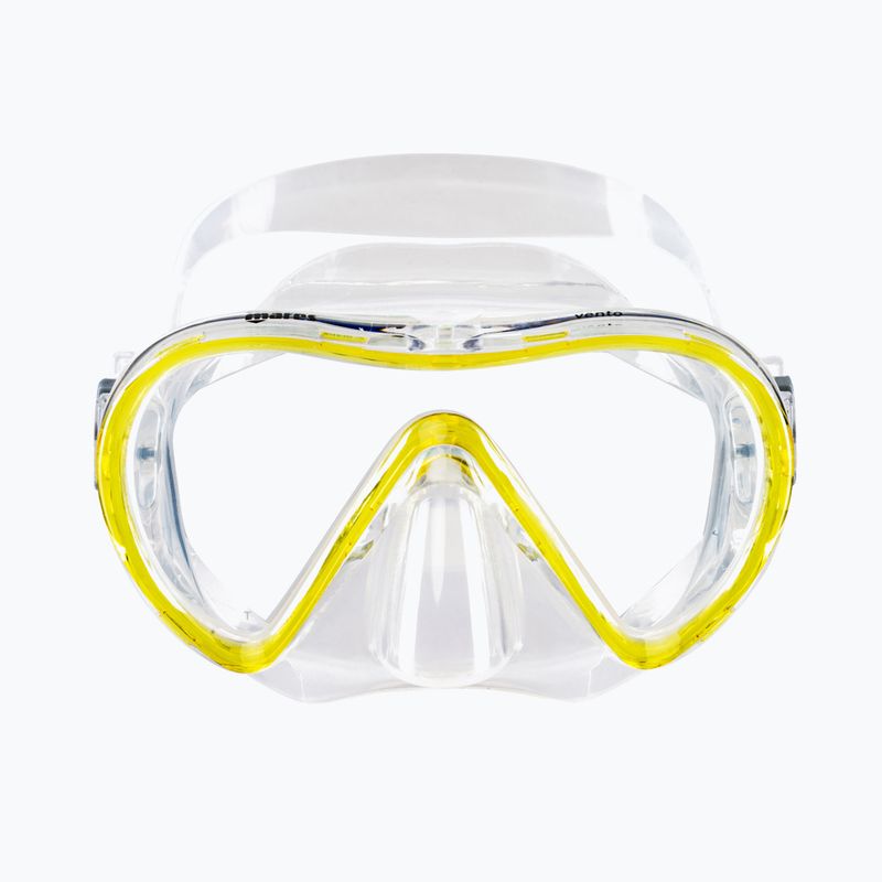 Set de scufundări Mares Vento galben transparent 411746