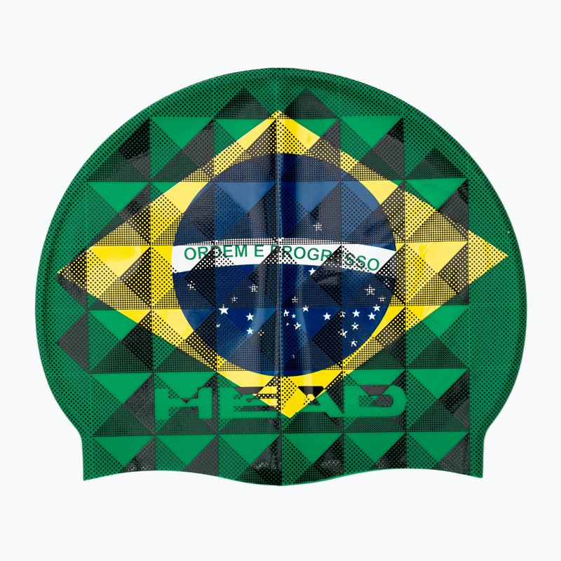 Șapcă de înot HEAD Flag Suede Rhoumb Green 455288