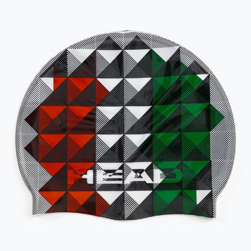 Șapcă de înot HEAD Flag Suede Rhoumb gri-verde 455288