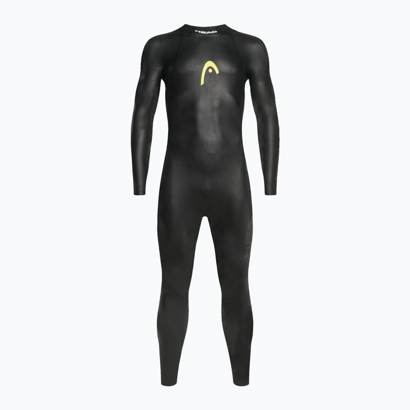 HEAD Ow Free 3.2 BKYW costum de neopren pentru triatlon negru/galben 452443 2