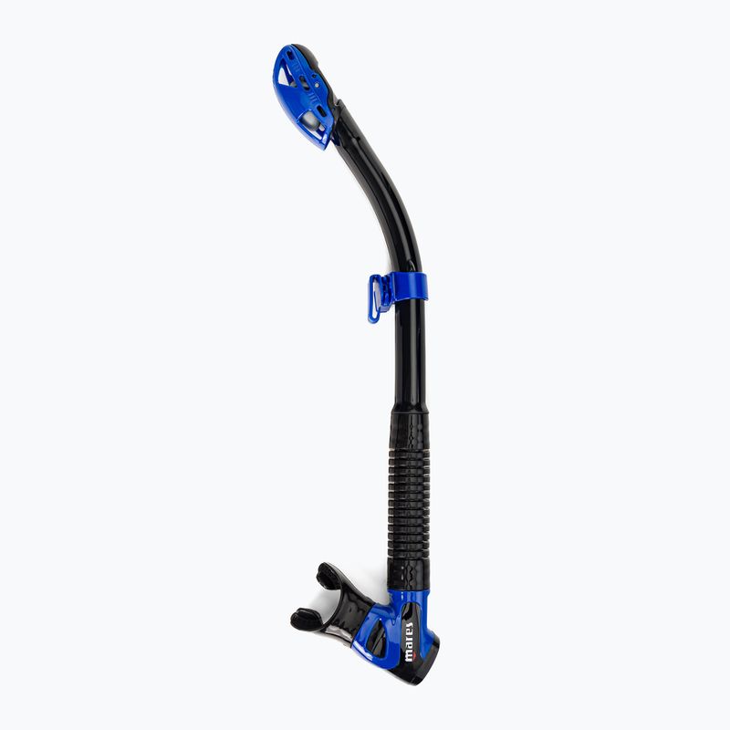 Mares Rebel Dry snorkel negru/albastru 411487
