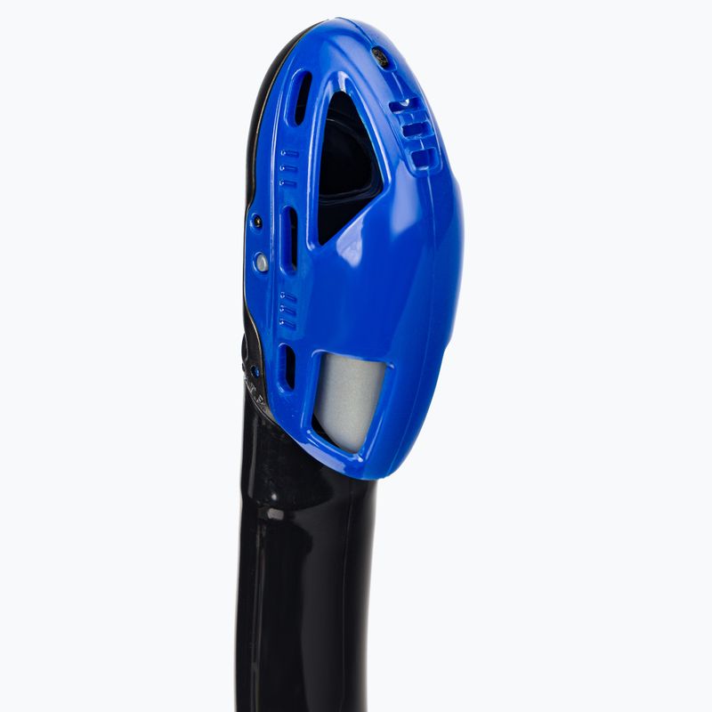 Mares Rebel Dry snorkel negru/albastru 411487 2