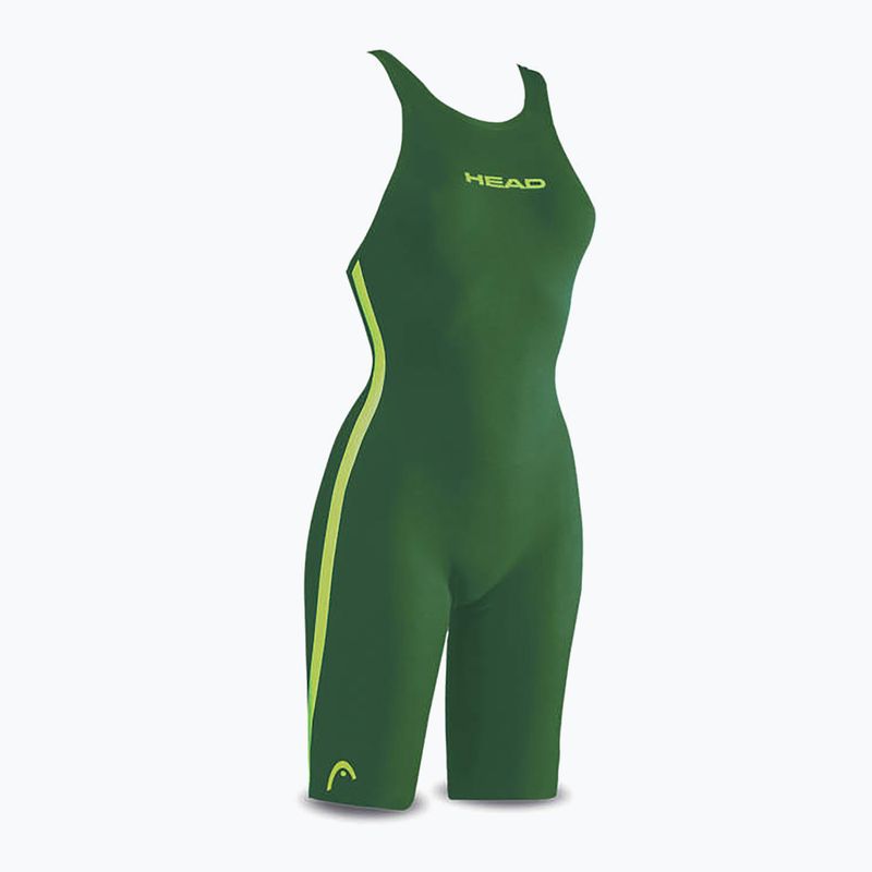 Costum de baie HEAD Liquidfire Knee Wiz Open Back OL verde 452483 7