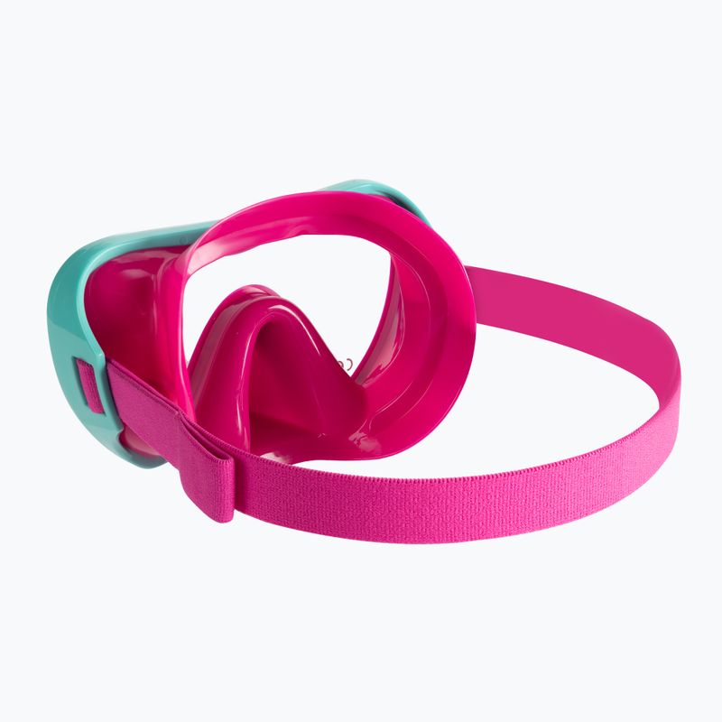 Set de scufundări pentru copii Mares Turtle roz-albastru 411778 5