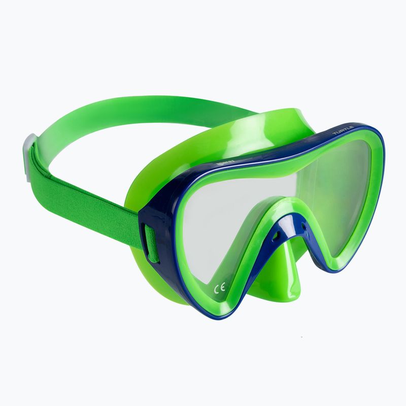 Set de scufundări pentru copii Mares Turtle verde-albastru 411778 2