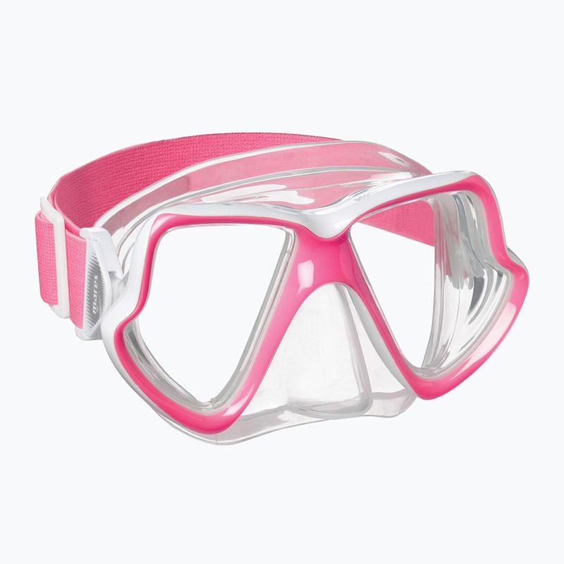 Set de snorkeling  Mares Combo Wahoo Neon pink/white/clear 2