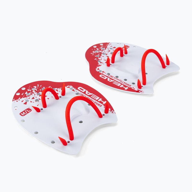 Palete de înot HEAD Flat Paddles alb 455474 palete de înot