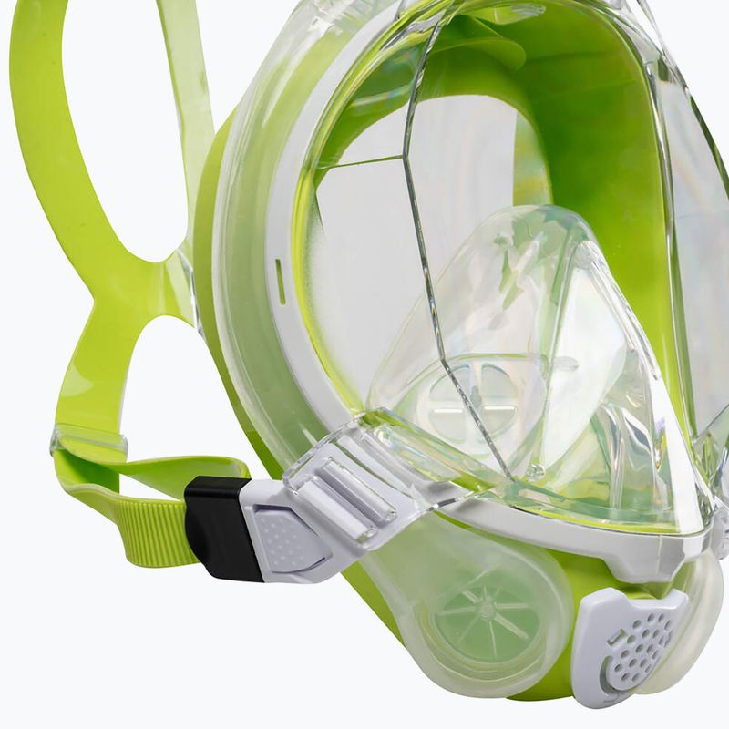 Mască de snorkeling  Mares Sea Vu Dry + white/lime 3