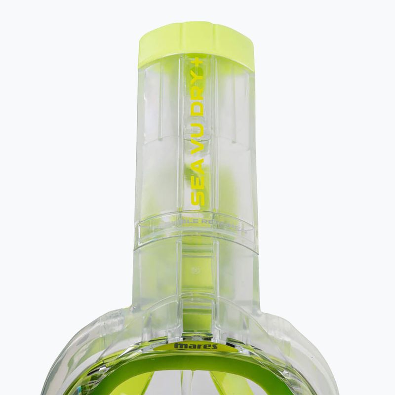 Mască de snorkeling  Mares Sea Vu Dry + white/lime 4