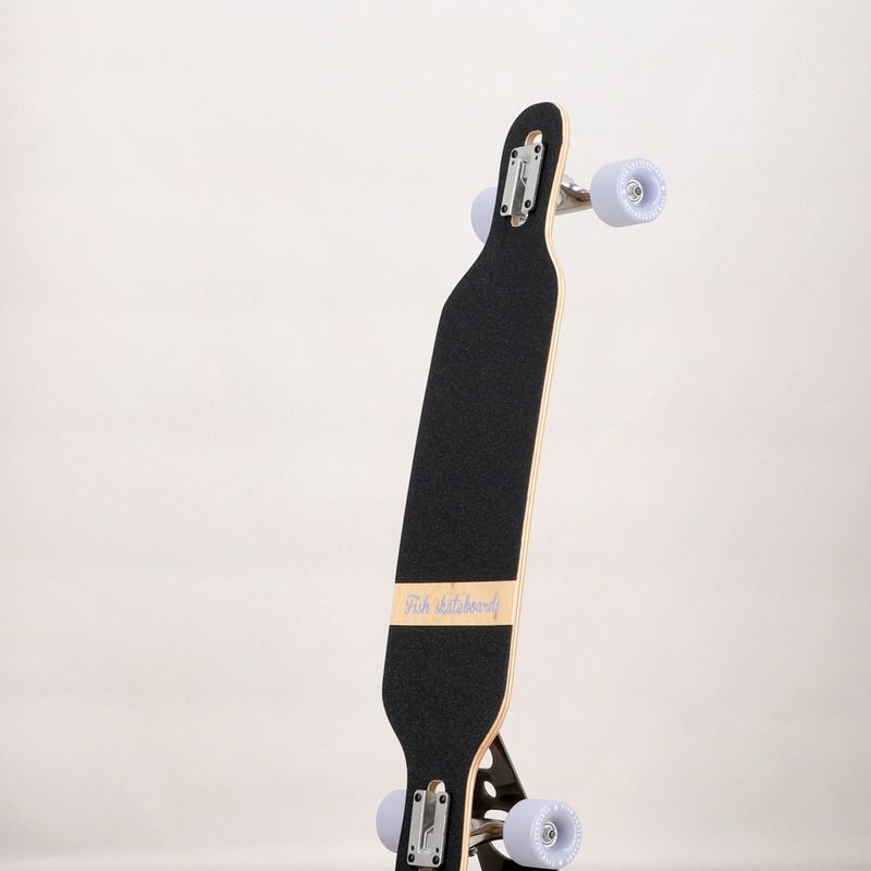 Fish Skateboards Octopus longboard bej LONG-OCT-SIL-PUR 10