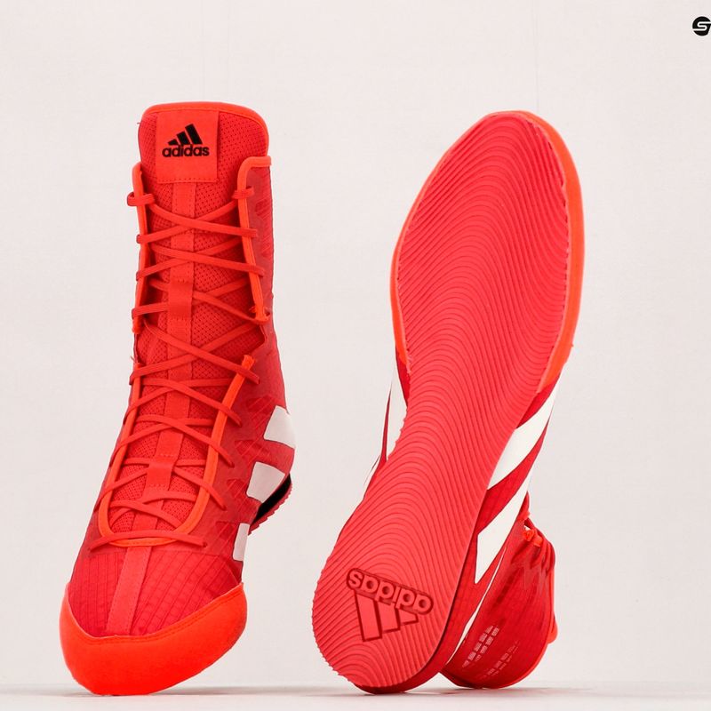 Bărbați adidas Box Hog 4 roșu GW1403 pantofi de box pentru bărbați 18