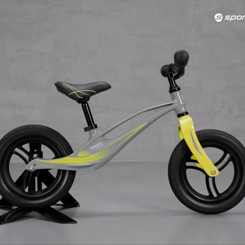 Lionelo Bart Tour bicicletă pentru copii gri-galben LOE-BART TOUR 12