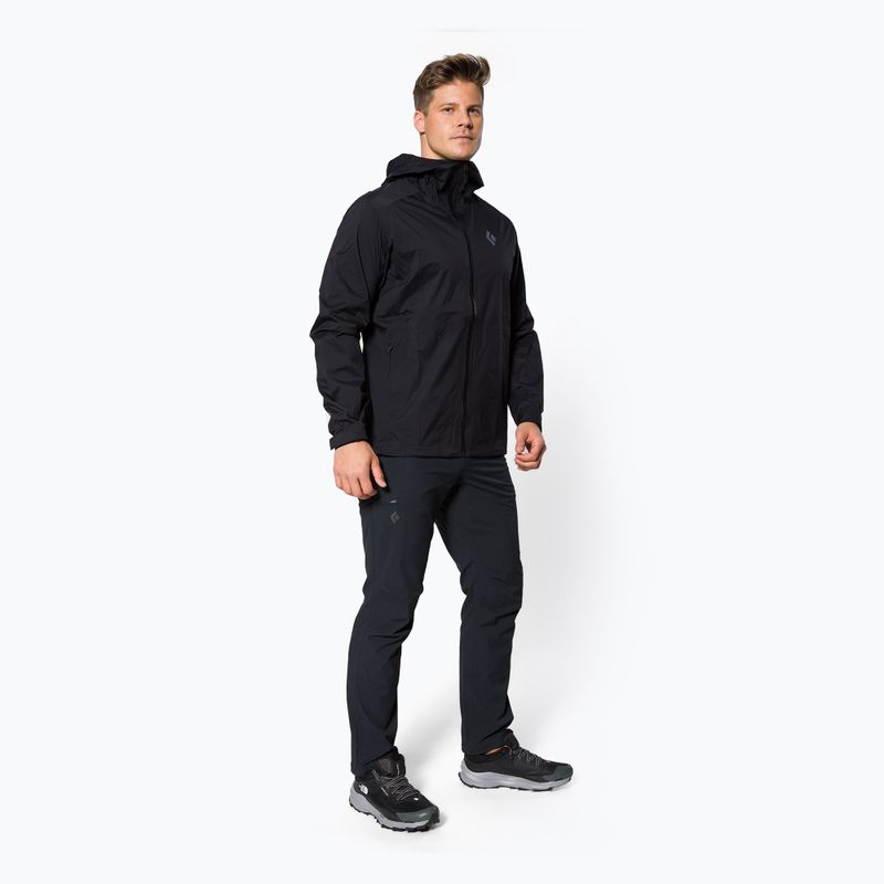 Black Diamond Stormline Stretch jachetă de ploaie cu membrană pentru bărbați, negru APCDT0015XSM1 2