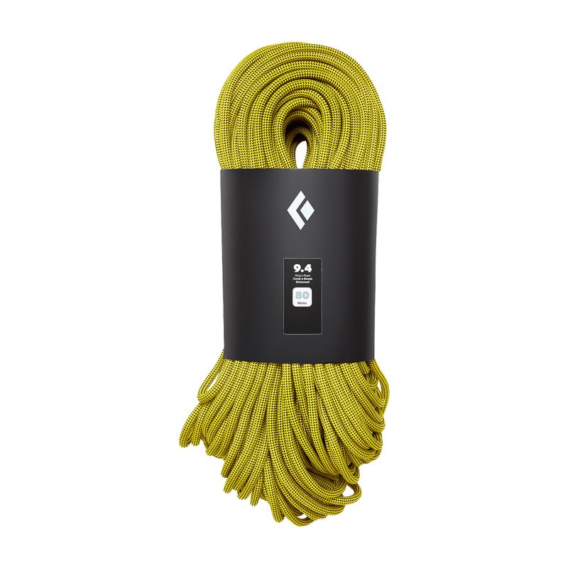 Coardă de cățărare Black Diamond 9.4 Climbing galben BD323021GOLD0701