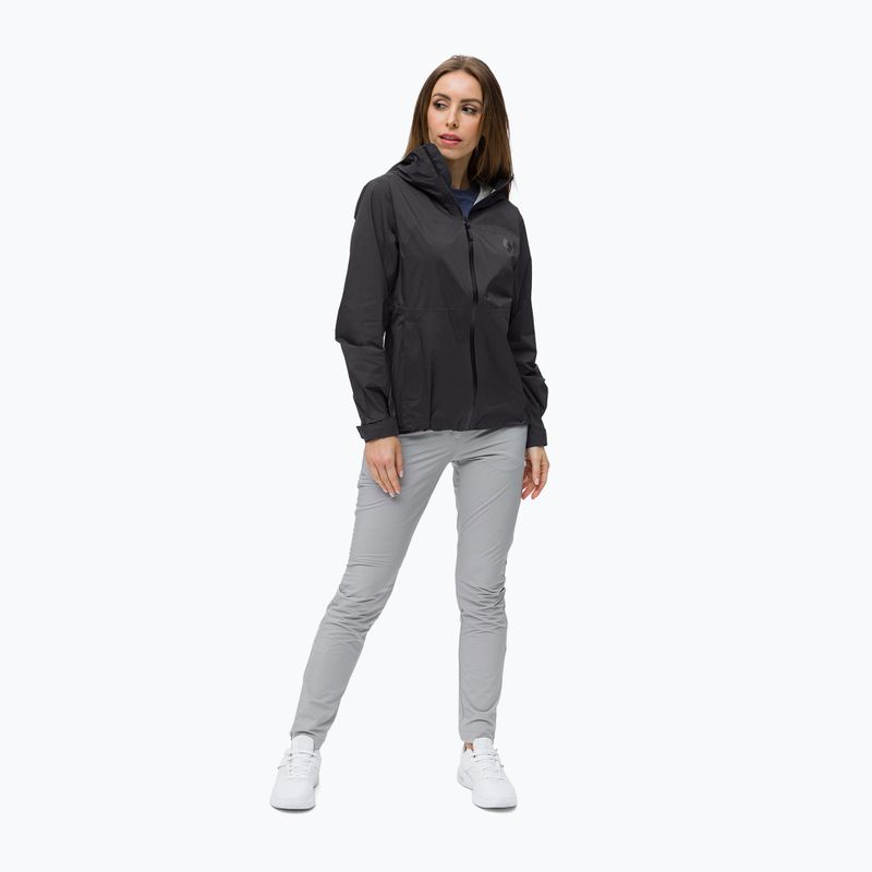 Jachetă de ploaie Stormline Stretch pentru femei Black Diamond, negru APM697015XLG1 2