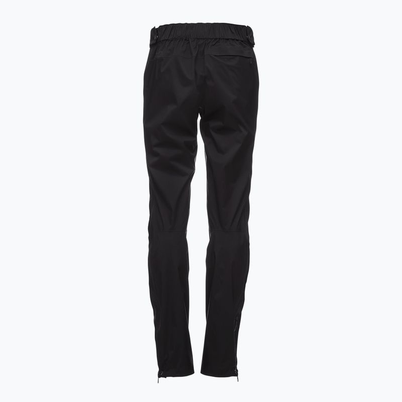 Pantaloni de ploaie cu membrană pentru femei Black Diamond Stormline Str Fl Zp Rn negru APTC2Z015XSM1 7
