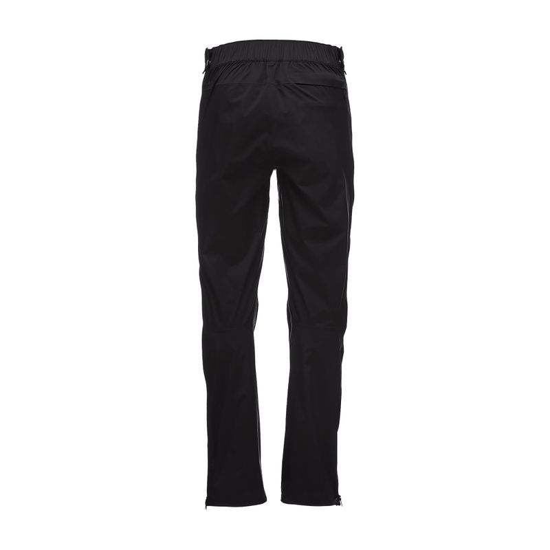 Pantaloni de ploaie cu membrană pentru bărbați Black Diamond Stormline Str Fl Zp Rn negru APZ9LC015SML1 3