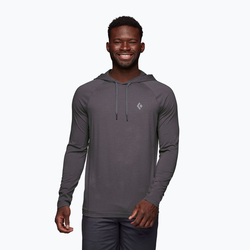 Hanorac de trekking pentru bărbați Black Diamond Crag Hoody gri AP7520000003LRG1