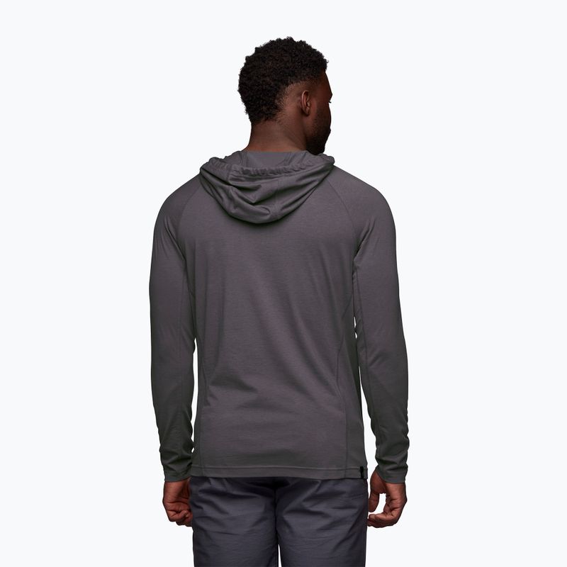 Hanorac de trekking pentru bărbați Black Diamond Crag Hoody gri AP7520000003LRG1 2