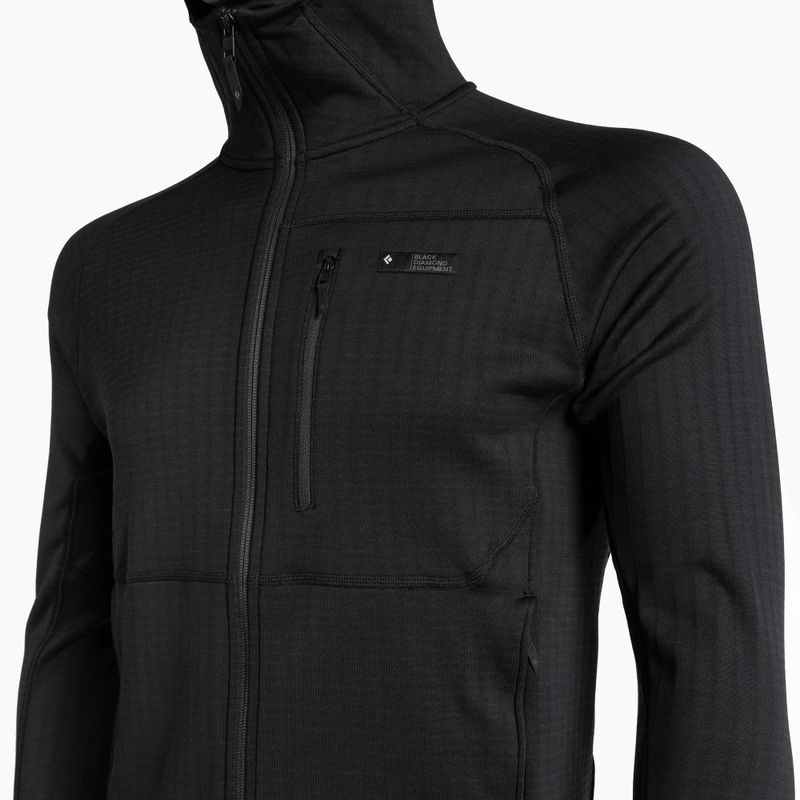 Bluză de trekking pentru bărbați Black Diamond Factor Hoody neagră AP7440400002 5