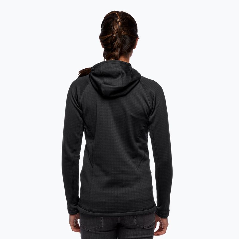 Bluză de trekking pentru femei Black Diamond Factor Hoody neagră AP7440800002 2