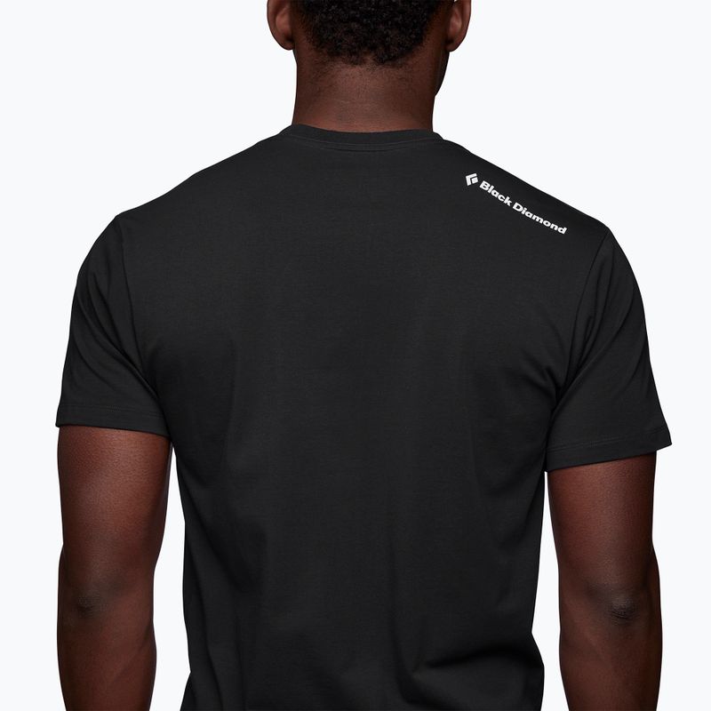 Tricou de trekking pentru bărbați Black Diamond Spaceshot negru APGY4V0002 3