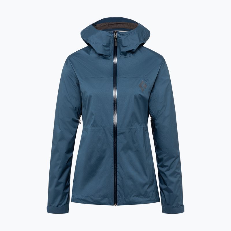 Jachetă de ploaie cu membrană elastică Black Diamond Stormline Stretch pentru femei Albastru marin APM6974014XSM1 6