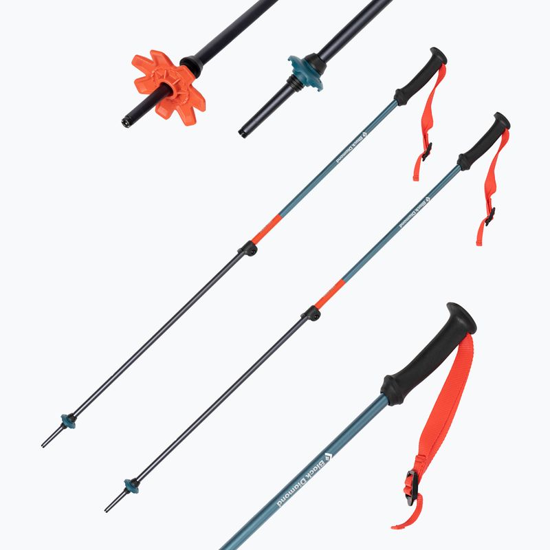 Bețe de trekking pentru copii Black Diamond First Strike Trek albastre BD1122284032 7
