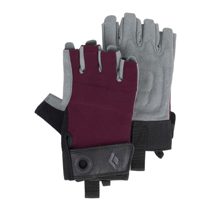 Mănuși de alpinism pentru femei Black Diamond Crag Crag Half-Finger Red BD8018686018XS