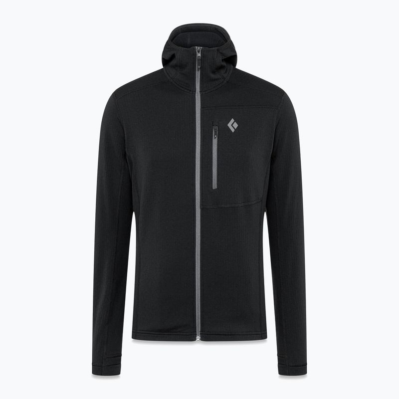 Hanorac de trekking pentru bărbați Black Diamond Coefficient Fleece Hoody negru AP7440200002LRG1 5