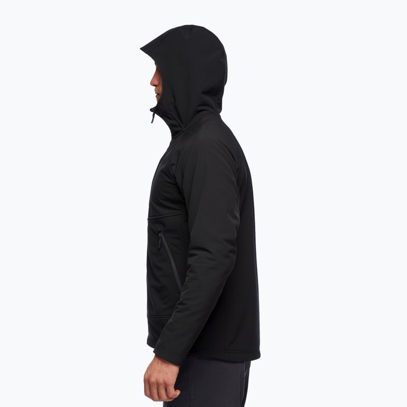 Jachetă softshell pentru bărbați Black Diamond Element Hoody negru AP744040240002LRG1 2