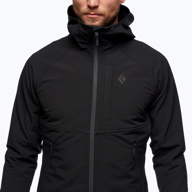 Jachetă softshell pentru bărbați Black Diamond Element Hoody negru AP744040240002LRG1 4