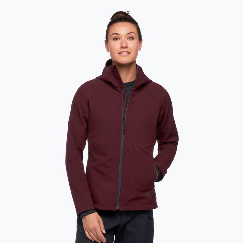 Geacă softshell pentru femei Black Diamond Element bordeaux