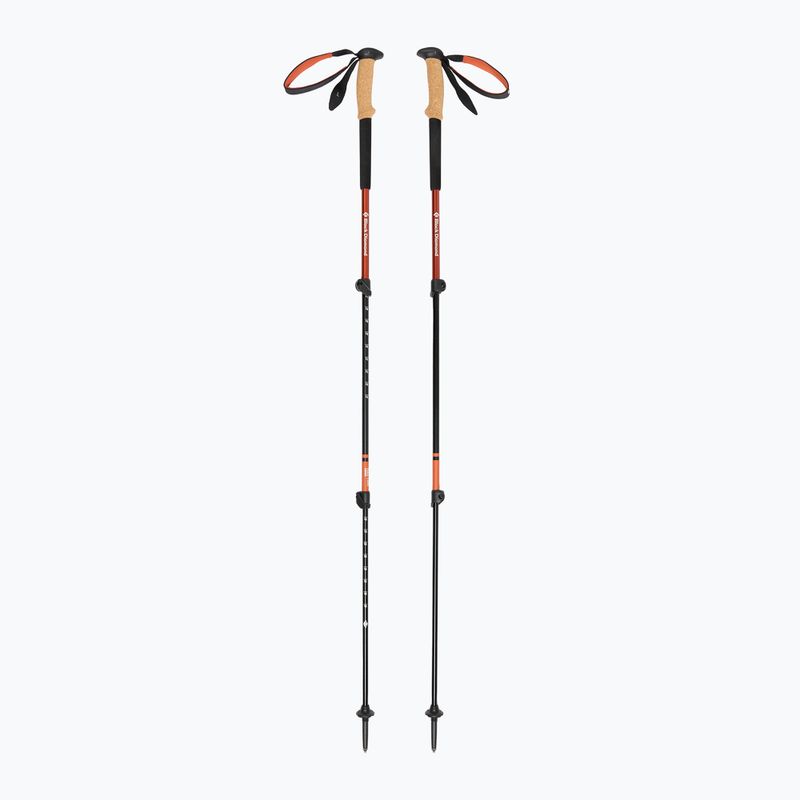 Bețe de trekking Black Diamond Trail Cork Trek roșii BD1125266006