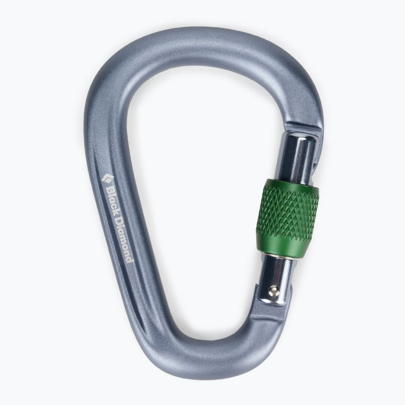 Black Diamond Pearlock Pearlock Screwgate carabină gri BD381134341003ALL1