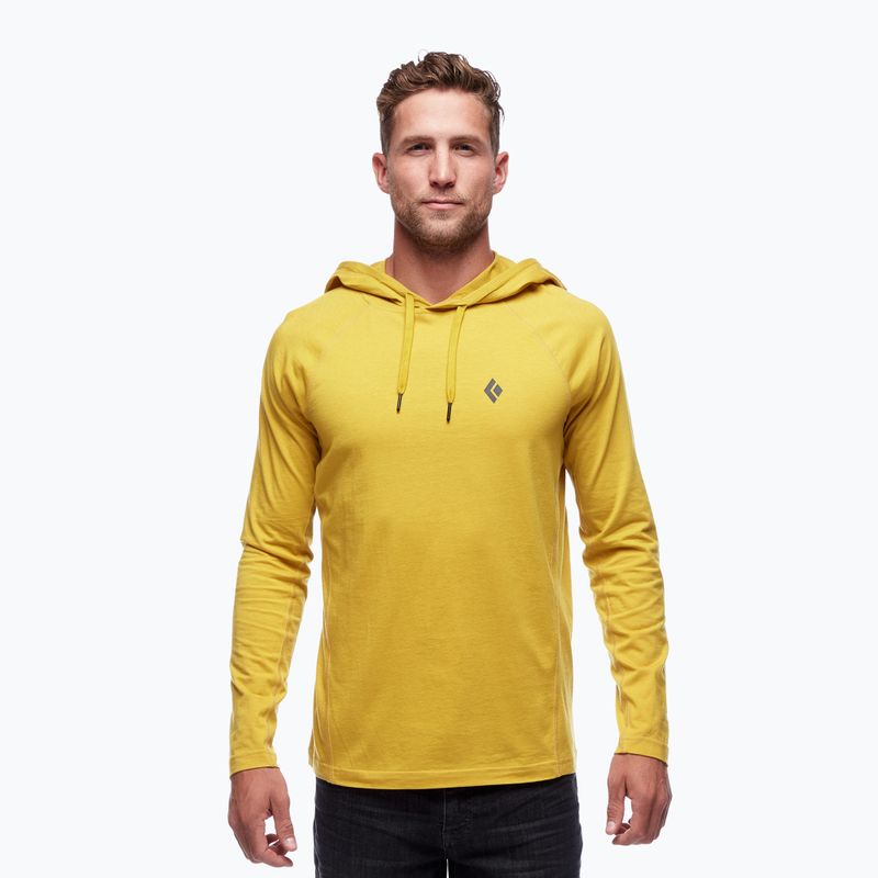 Bluză de trekking pentru bărbați Black Diamond Crag Hoody galbenă AP7520007006 2