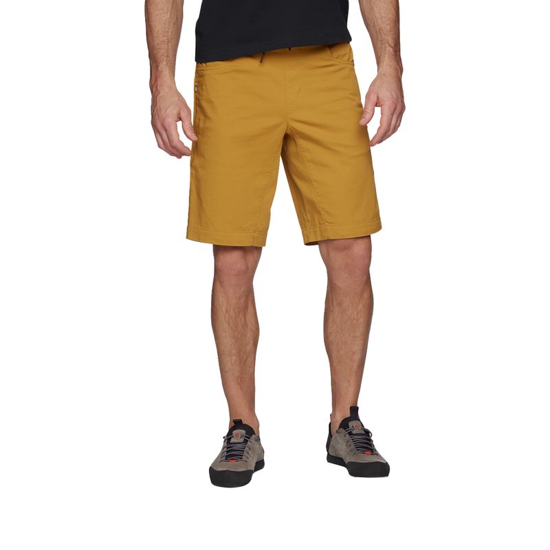 Pantaloni scurți de alpinism Black Diamond Notion pentru bărbați, galben AP750062